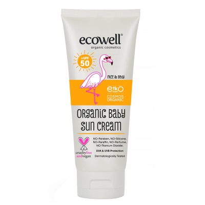 Ecowell Organik Bebek Güneş Kremi Spf 50 110 gr