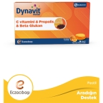 Eczacıbaşı Dynavit Herbal C Vitamini - Propolis ve Beta Glukan İçerikli Pastil 16 Adet - Thumbnail