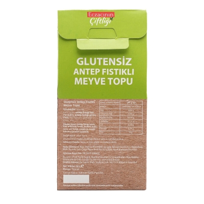 Eczacının Çiftliği Glutensiz Antep Fıstıklı Meyve Topu 90 gr