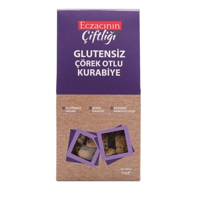 Eczacının Çiftliği Glutensiz Çörek Otlu Kurabiye 50 gr