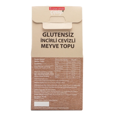 Eczacının Çiftliği Glutensiz İncirli Cevizli Meyve Topu 90 gr