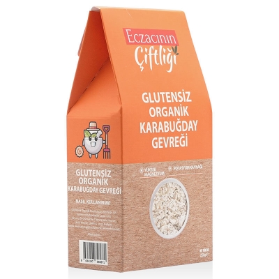 Eczacının Çiftliği Glutensiz Organik Karabuğday Gevreği 250 gr