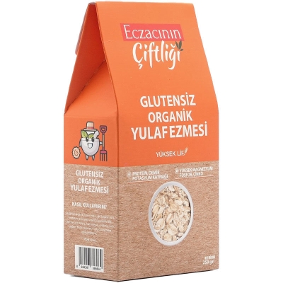 Eczacının Çiftliği Glutensiz Organik Yulaf Ezmesi 250 g