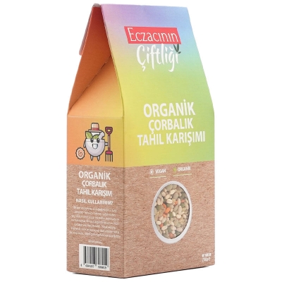 Eczacının Çiftliği Organik Çorbalık Tahıl Karışımı 250 g