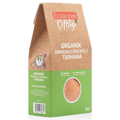 Eczacının Çiftliği Organik Zerdeçallı Zencefilli Tarhana 250 gr