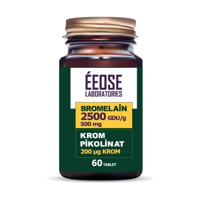 Eeose Bromelain Krom Pikolinat 60 Tablet