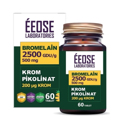 Eeose Bromelain Krom Pikolinat 60 Tablet