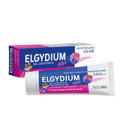 Elgydium Kırmızı Meyveler Aromalı 3-6 Yaş Çocuk Diş Macunu 50 ml