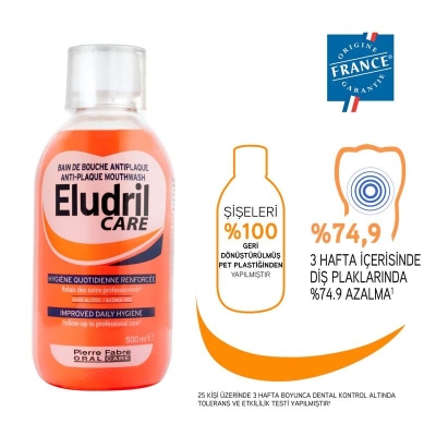 Eludril Care Ağız Bakım Solüsyonu 500 ml