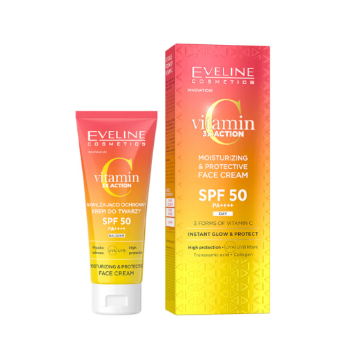 Eveline Vitamin 3X Action Moisturizing Protective Face 30 ml - 1