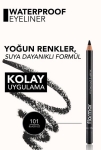 Flormar Yüksek Pigmentli Mat Bitişli Suya Dayanıklı Göz Kalemi 1.14 gr - Siyah - Thumbnail