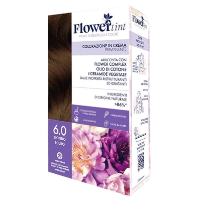 Flowertint Colorazione In Crema Saç Boyama Kiti 6.0 Koyu Sarışın