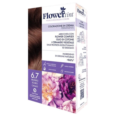 Flowertint Colorazione In Crema Saç Boyama Kiti 6.7 Koyu Kakao Sarışın