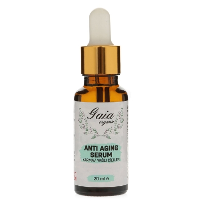 Gaia Organic Anti Aging Serum 20 ml -Karma ve Yağlı