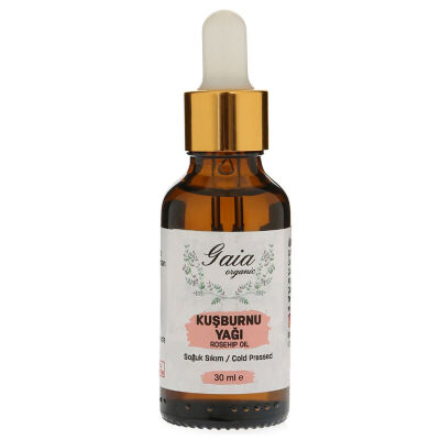 Gaia Organic Soğuk Sıkım Kuşburnu Yağı 30 ml - 1