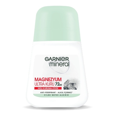 Garnier Mineral Magnezyum Ultra Kuru Roll-On 50 ml