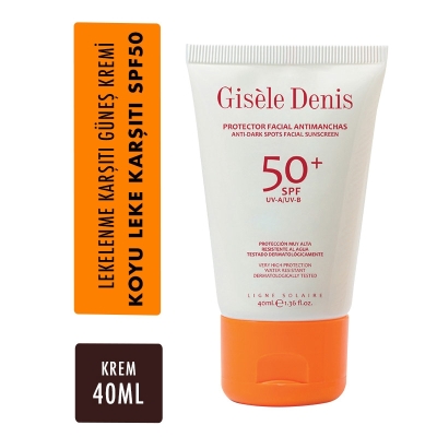 Gisele Denis Yüz için Lekelenme Karşıtı Güneş Kremi Spf 50 40 ml