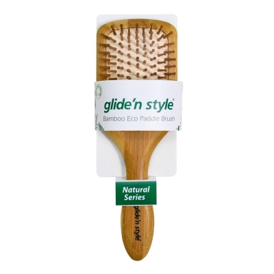 Glide'n Style Bamboo Eco Paddle Fırçası