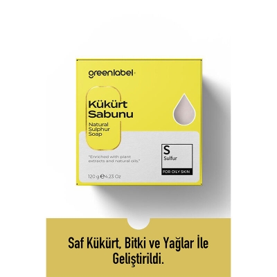 Greenlabel Kükürt Sabunu 120 gr