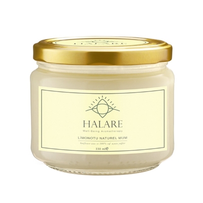 Halare Aromatherapy Limonotu Doğal Mum 330 ml