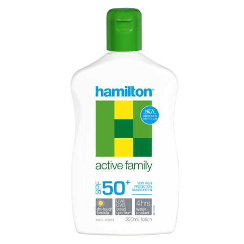 Hamilton Active Family SPF50+ Losyon 250ml - 1