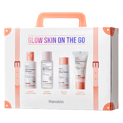 Hanskin Glow Skin On The Go Set