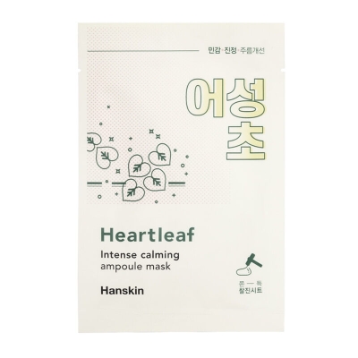 Hanskin Heartleaf Intense Calming Ampoule Mask 23 ml - 1