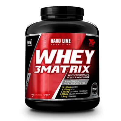 Hardline Whey 3 Matrix Çikolata 2300 g