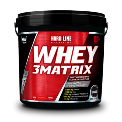 Hardline Whey 3 Matrix Protein Çikolata 4000 g