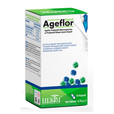 Hekim İlaç Ageflor 10 Kapsül