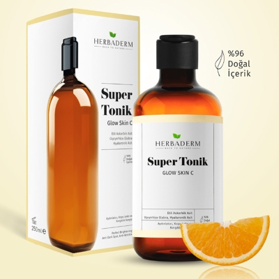 Herbaderm Aydınlatıcı, Leke ve Kırışıklık Karşıtı Super Tonik 250 ml