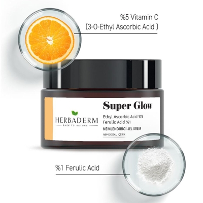 Herbaderm Super Glow Nemlendirici Jel Krem 50 ml