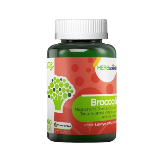 HERBasist Broccoli Takviye Edici Gıda 60 Kapsül - 1