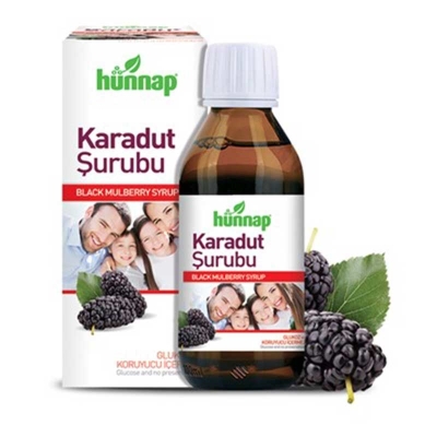 Hünnap Karadut Şurubu 50 ml