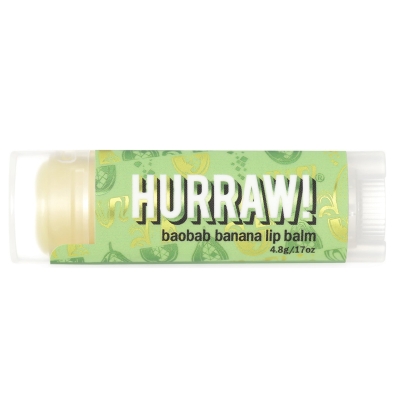 Hurraw Baobab Banana Lip Balm - Muz 4.8 gr