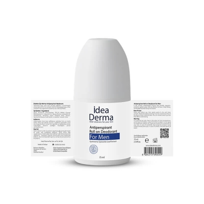 İdea Derma Roll-on Antiperspirant Deodorant 75 ml - Erkekler İçin