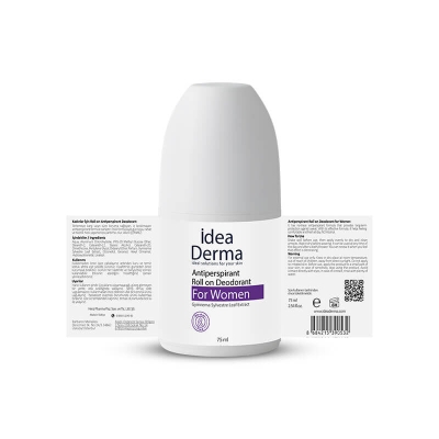 İdea Derma Roll-on Antiperspirant Deodorant 75 ml - Kadınlar İçin