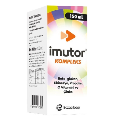 Imutor Kompleks Sıvı Takviye Edici Gıda 150ml