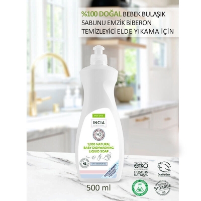 INCIA Doğal Bebek Bulaşık Sabunu 500 ml