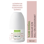 INCIA Doğal Roll-On Deodorant (Kadınlar İçin) 50 ml - Thumbnail