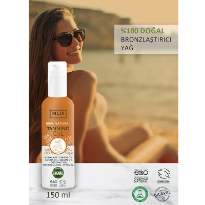 INCIA Bronzlaştırıcı Doğal Yağ 150 ml