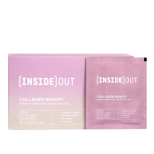 INSIDEOUT Collagen Beauty Takviye Edici Gıda 11,5 gr x 21 Saşe - 1