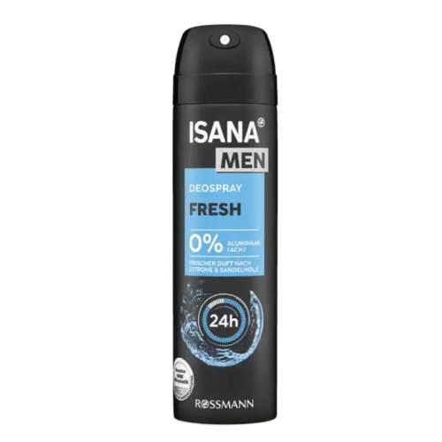 Isana Men 48h Fresh Deodorant Sprey 150 ml - 1