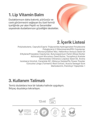 Kremi Dudak Bakım Parlatıcı Lip Balm 13 ml