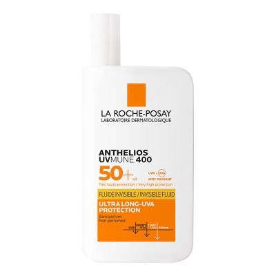 La Roche Posay Anthelios UVmune400 Invisible Fluid Tüm Cilt Tipleri İçin SPF50+ Yüz Güneş Kremi 50 ml