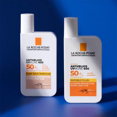 La Roche Posay Anthelios UVmune400 Invisible Fluid Tüm Cilt Tipleri İçin Renkli SPF50+ Yüz Güneş Kremi 50 ml