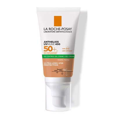 La Roche Posay Anthelios Oil Control Gel Cream SPF50+ Yağlı ve Karma Ciltler İçin Renkli Yüz Güneş Kremi 50 ml