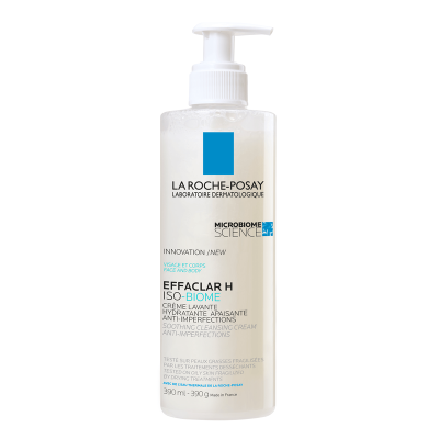 La Roche Posay Effaclar H Isobiome Lavant Kurutucu Etki Altındaki Yağlı ve Hassas Ciltler Için Yatıştırıcı ve Temizleyici Krem 390 ml