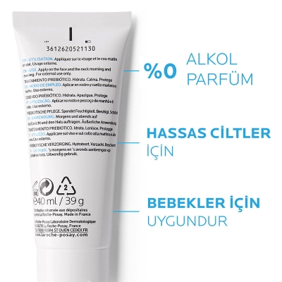 La Roche Posay Toleriane Sensitive Hassas Ciltler İçin Yatıştıran Nemlendirici Krem 40 ml