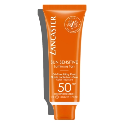 Lancaster Sun Sensitive Oil Free Milky Fluid SPF50 Güneş Koruyucu Süt 50 ml